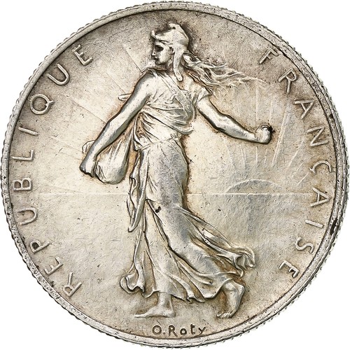 Münze frankreich 2 francs - 2,