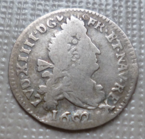 Sols silber louis 14 - sols,
