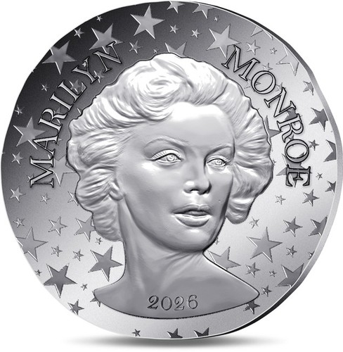 Marilyn monroe euro - 10, silber