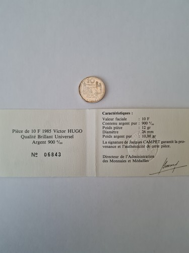 Francs 1985 victor - 10,