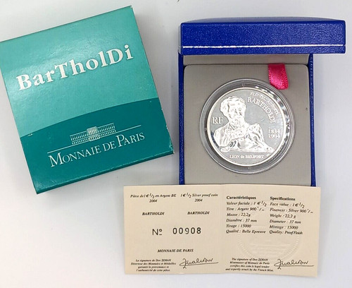 Frankreich silber - 1,5, €