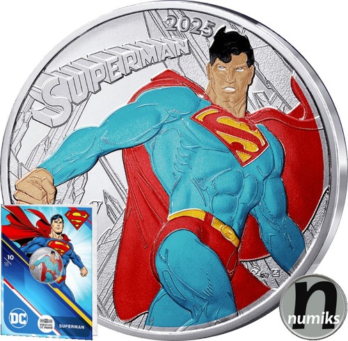 Euro silber superman farbe - silber,