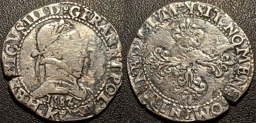 Henri iii franc mit - iii, flachem