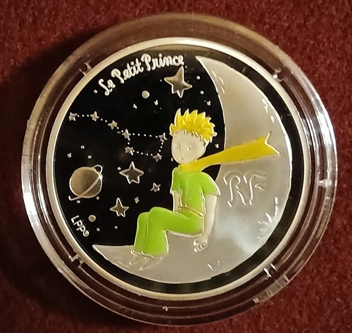 Silbermünze der kleine prinz - silbermünze,