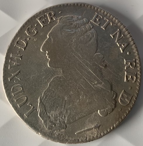 écu frankreich louis xvi - 1,