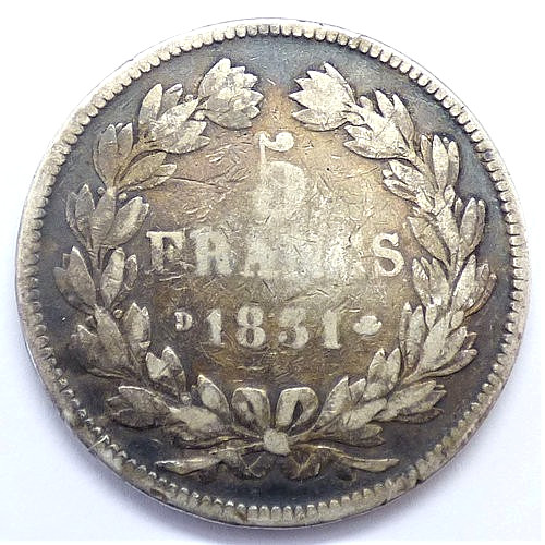 Francs louis philippe i - louis,
