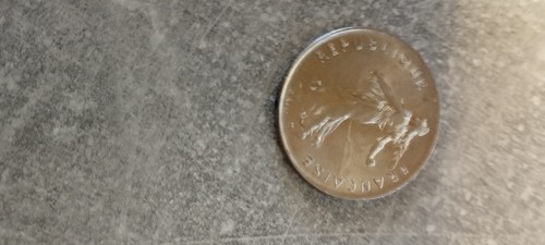 835 silbermünze 5 francs - 835/-,