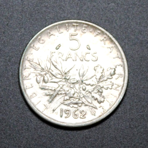 Münze francs 1962 - münze,