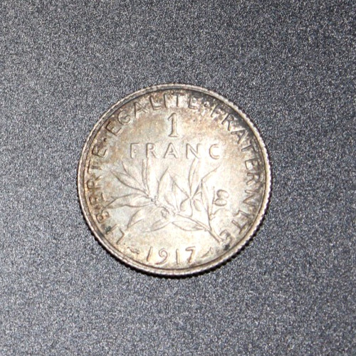 Münze franc 1917 - 1917,
