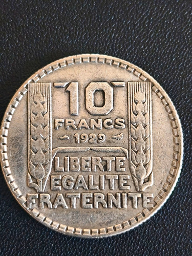 Frankreich francs 1929 - 10,