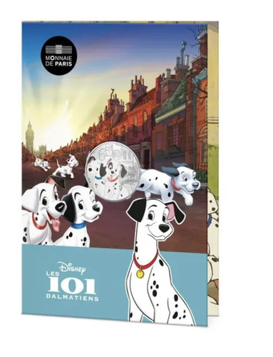 Euro 101 dalmatiner silber - 10,